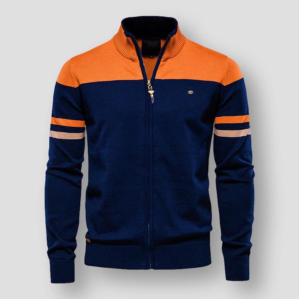 Irving | Men's Zip-Up Color Block Jacket - Image 2