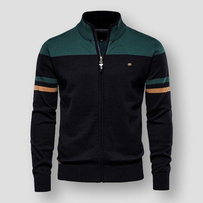 Irving | Men's Zip-Up Color Block Jacket - Image 4