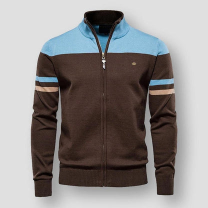 Irving | Men's Zip-Up Color Block Jacket - Image 1