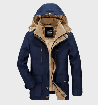 Andrew | Men's Hooded Parka Jacket - Image 4