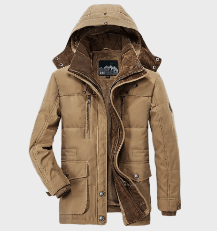Andrew | Men's Hooded Parka Jacket - Image 1