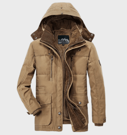 Andrew | Men's Hooded Parka Jacket - Image 1