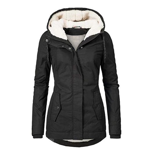 Jessica | Women's Fleece Lined Hooded Jacket - Image 1