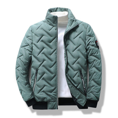 Liam | Men's Quilted Jacket - Stylish and Modern Slim Fit - Image 4