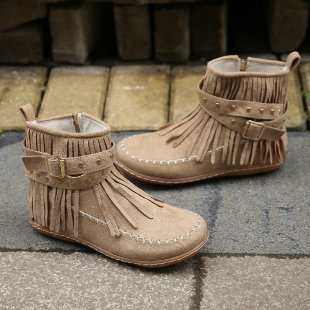 Trinity | Women's Fringe Buckle Ankle Boots - Image 1
