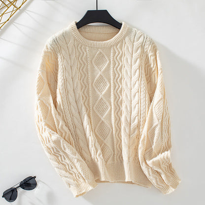 Fern | Women's Relaxed Fit Crewneck Sweater - Image 3