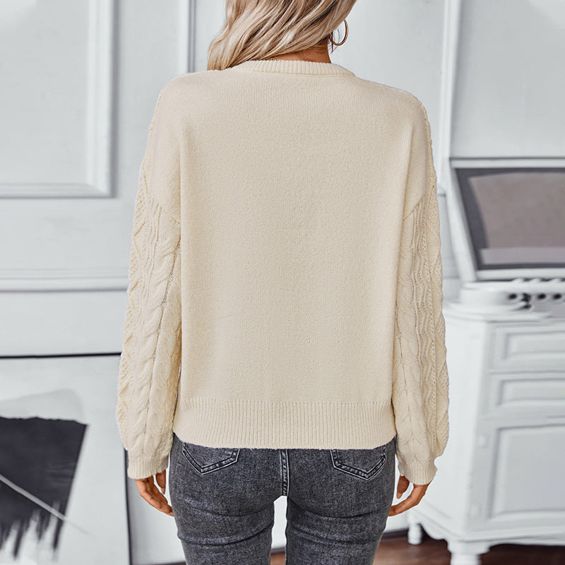 Fern | Women's Relaxed Fit Crewneck Sweater - Image 6