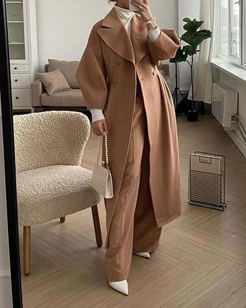 Phyllis | Women's Double Breasted Maxi Coat - Image 5