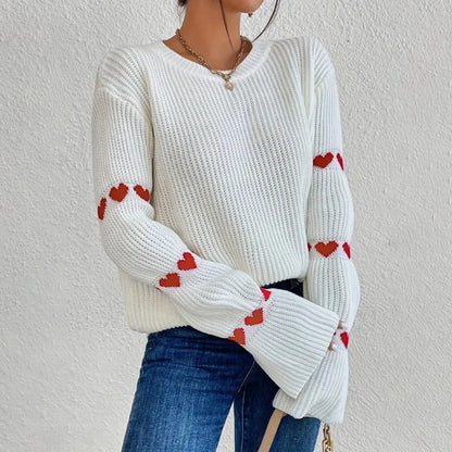 Jade | Women's Relaxed Fit Crewneck Sweater - Image 1