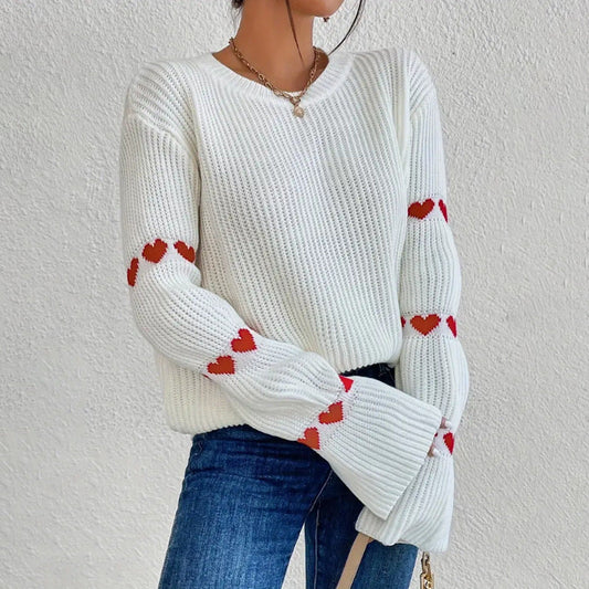 Jade | Women's Relaxed Fit Crewneck Sweater - Image 1