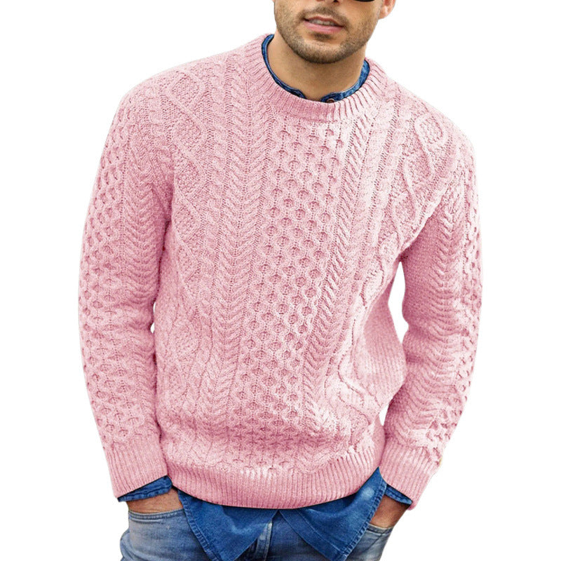 Damon | Men's Crew Neck Knit Sweater - Image 5