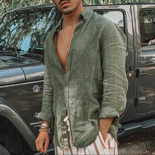 Cedric | Stylish Shirt with Natural Fibers for Trendy Men - Image 1