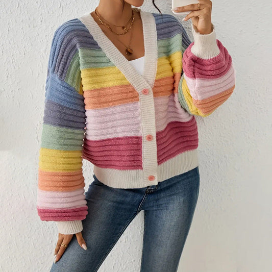 Marilyn | Women's Oversized Button-Front Cardigan - Image 1