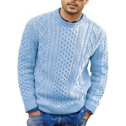 Damon | Men's Crew Neck Knit Sweater - Image 1