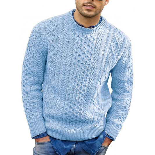 Damon | Men's Crew Neck Knit Sweater - Image 1