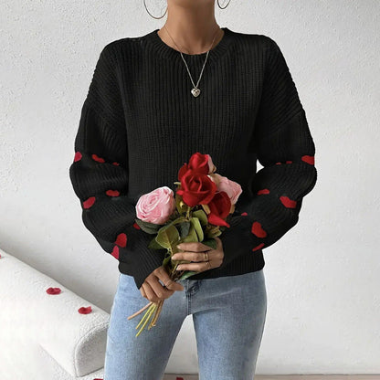 Jade | Women's Relaxed Fit Crewneck Sweater - Image 2