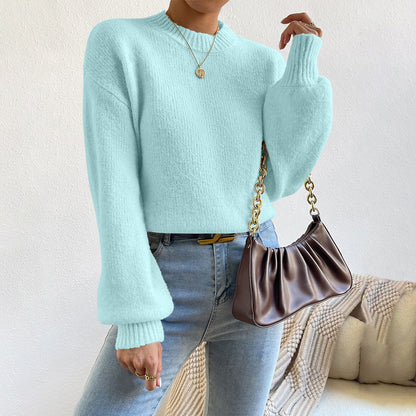 Delilah | Women's Relaxed Fit Crewneck Sweater - Image 1