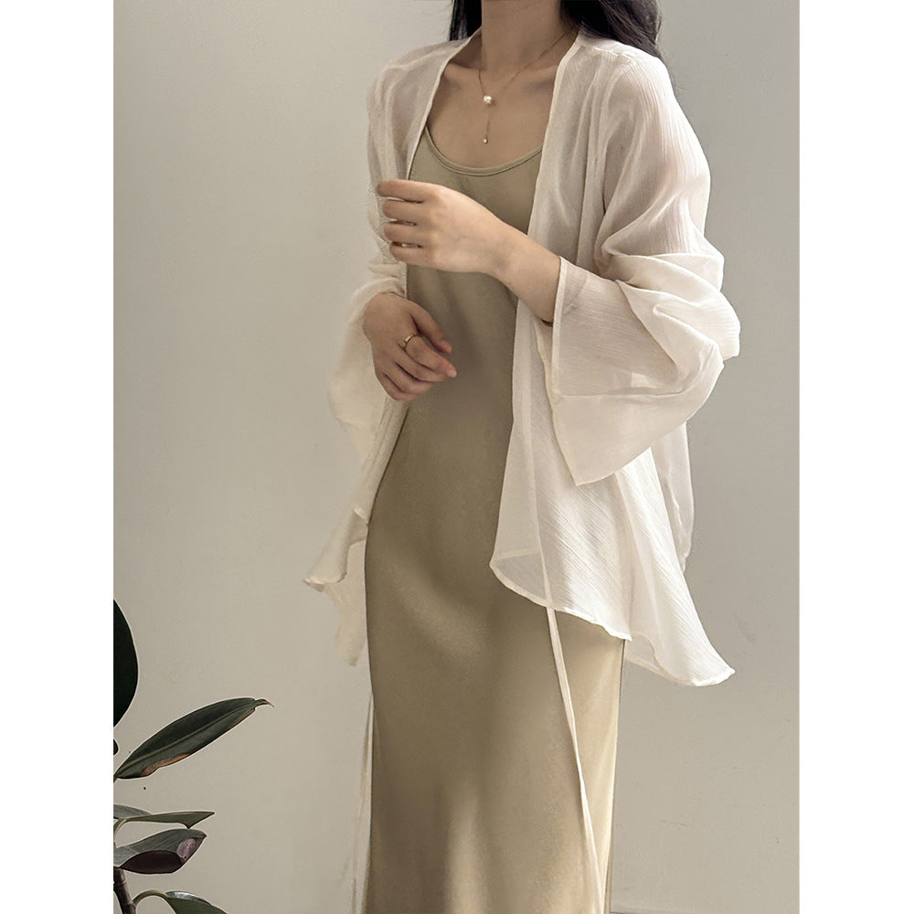 Sophia | Women's Open Front Lightweight Cardigan - Image 5