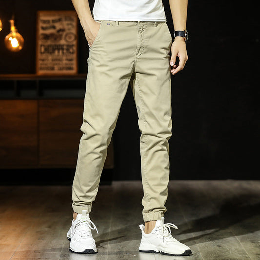 Joel | Men's Jogger Pants - Comfortable Cotton Blend, Tapered Fit - Image 1