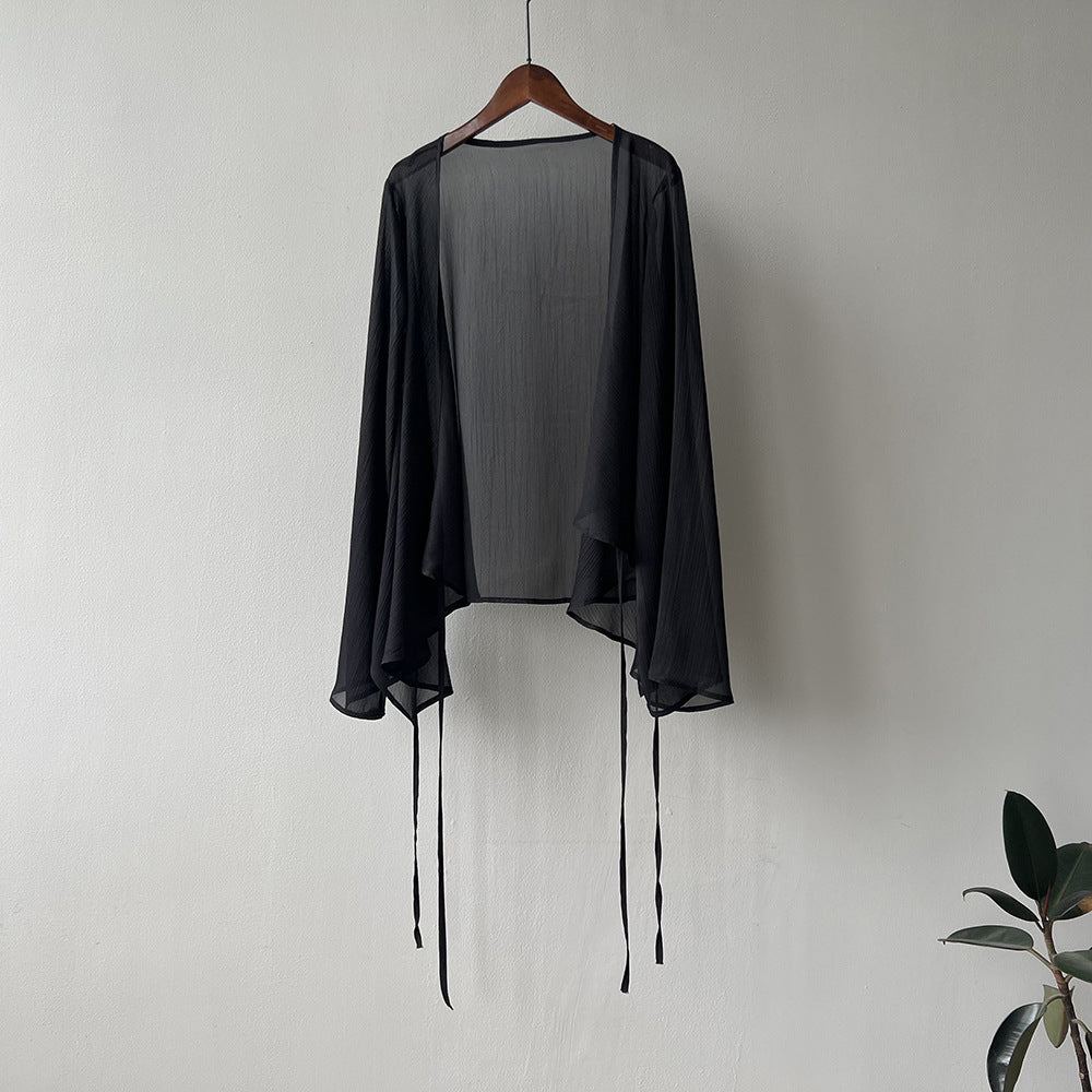 Sophia | Women's Open Front Lightweight Cardigan - Image 6