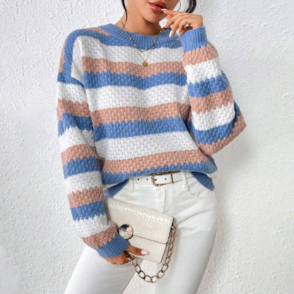 Miley | Women's Oversized Crew Neck Sweater - Image 2