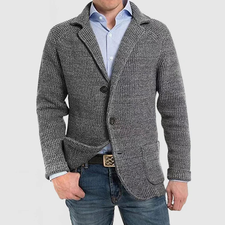 Henry | Men's Two-Button Knit Blazer - Image 9
