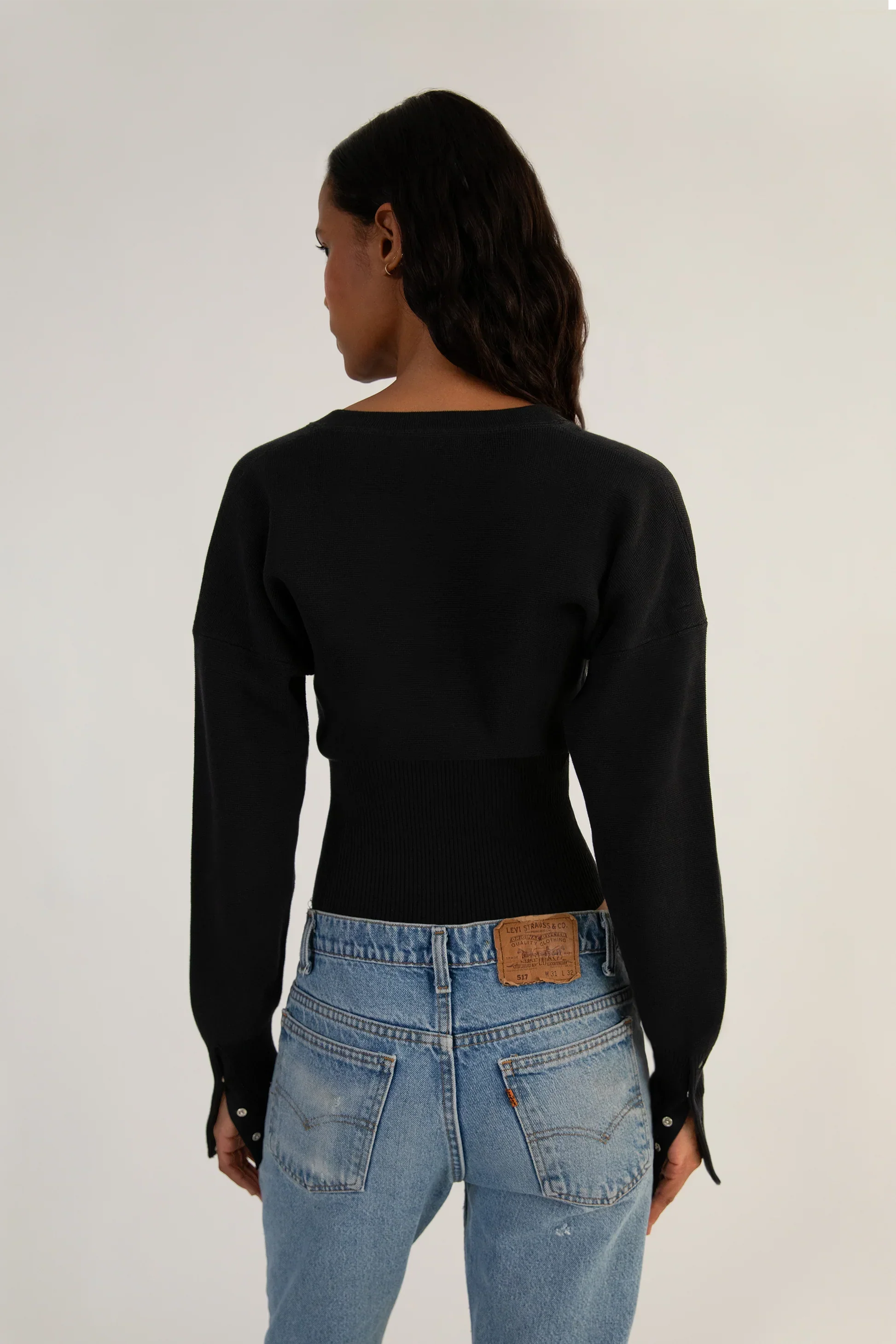 Vivian | Women's Fitted Ribbed Cardigan - Image 7