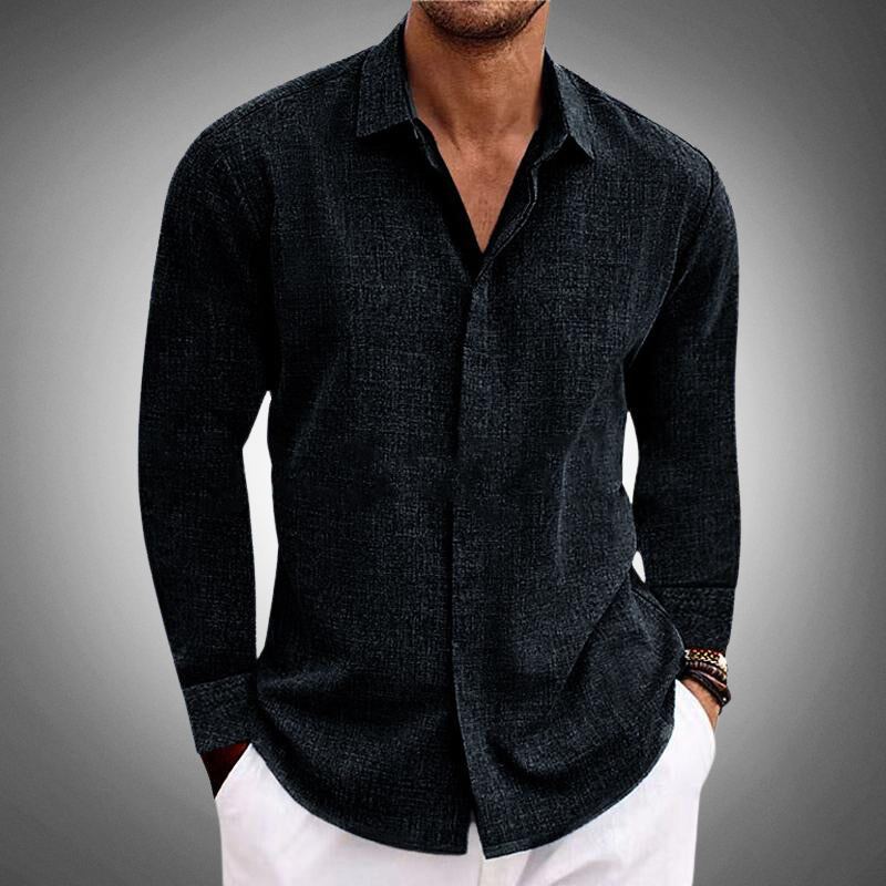 Joaquin | Men's Long Sleeve Casual Shirt - Image 1