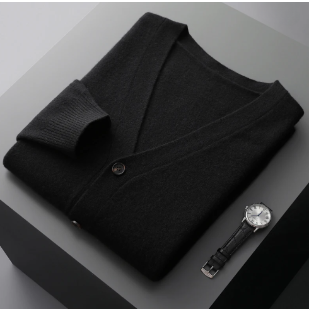 Nicholas | Men's V-Neck Cardigan - Image 15