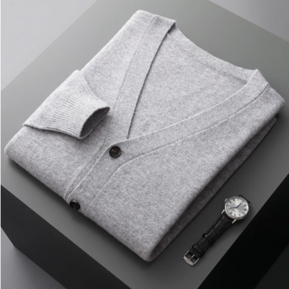 Nicholas | Men's V-Neck Cardigan - Image 12