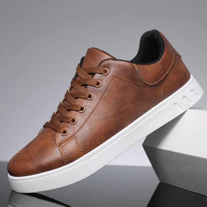 Robert | Stylish Vegan Leather Sneakers for Men - Image 1