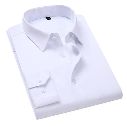Bernard | Classic Men's Formal Long Sleeve Shirt with Pocket - Image 7