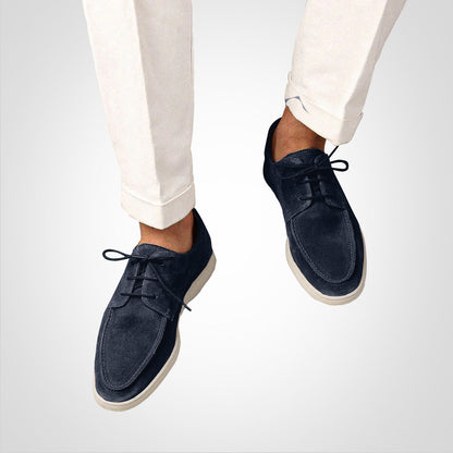 Hugh | Men's Lace-Up Casual Boat Shoes - Image 3