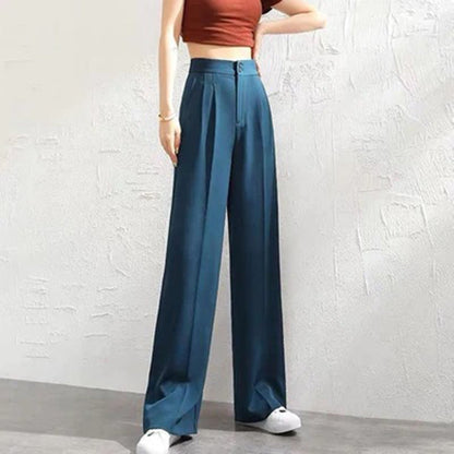 Michelle | High-Waisted Wide Leg Pants - Lightweight and Breathable - Image 3