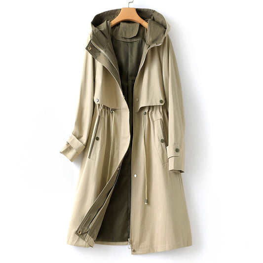 Catherine | Women's Hooded Trench Coat - Image 1