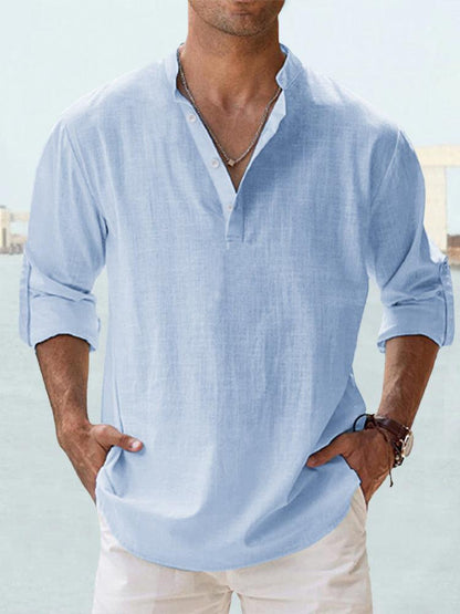 Clark | Casual Linen Shirt for Men – Relaxed Fit – Breathable and Stylish - Image 2