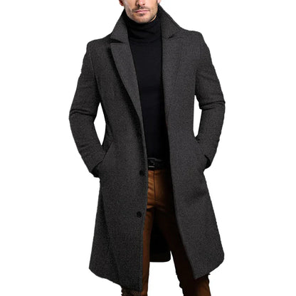Levi | Men's Slim-Fit Long Coat - Image 2