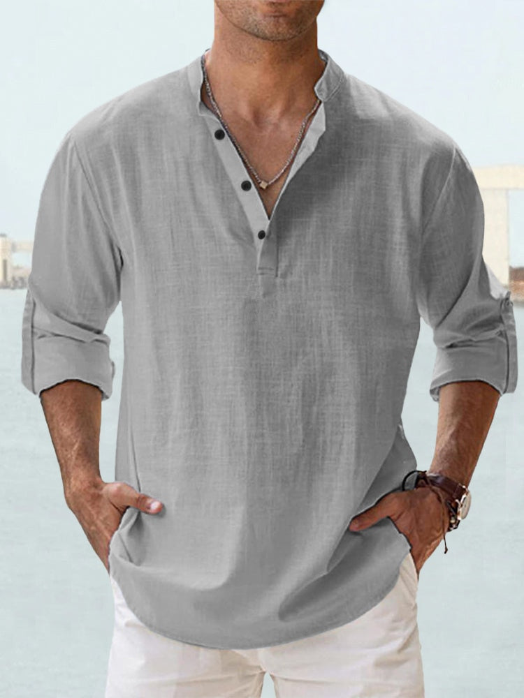 Clark | Casual Linen Shirt for Men – Relaxed Fit – Breathable and Stylish - Image 4