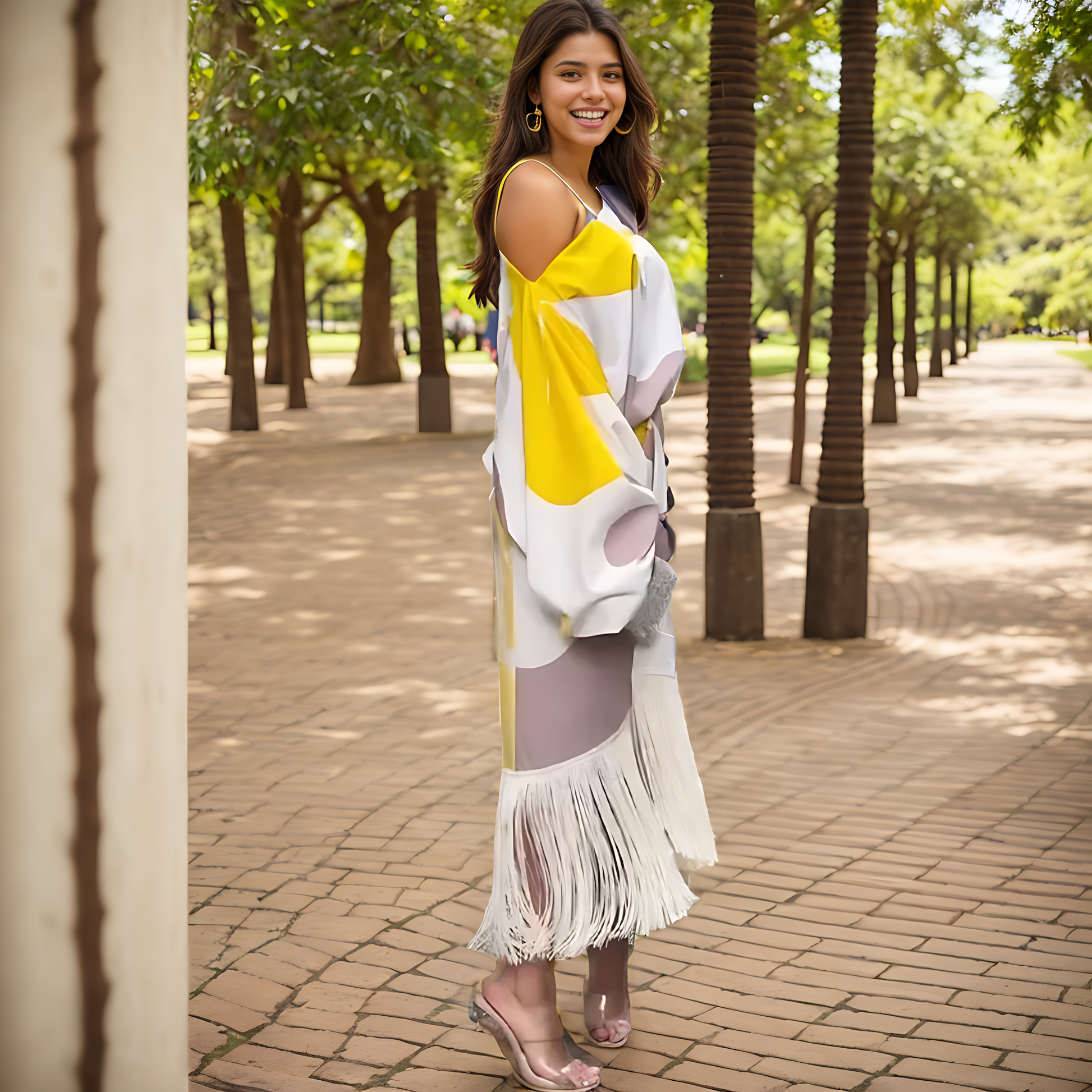 Alana | Lila Printed Duo Set with Elegant Design - Image 4