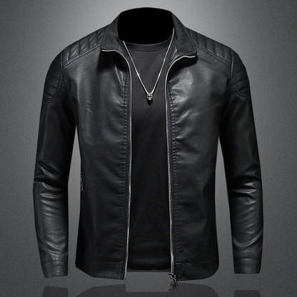 Dawson | Men's Slim-Fit Biker Jacket - Image 3