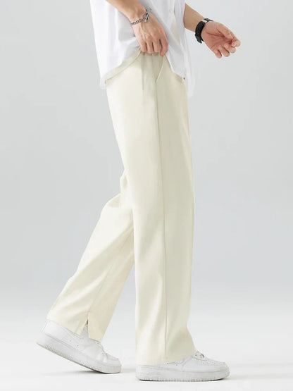 George | Men's Trousers - Straight Leg - Relaxed Fit - Soft Breathable Fabric - Full Length - Image 3
