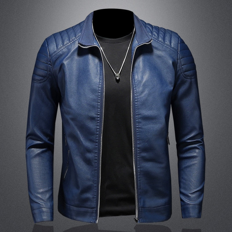 Dawson | Men's Slim-Fit Biker Jacket - Image 1