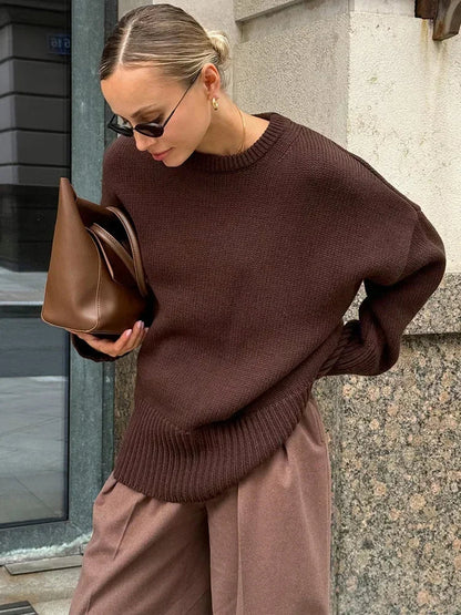 Kylie | Women's Oversized Pullover Sweater - Image 1