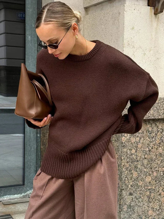Kylie | Women's Oversized Pullover Sweater - Image 1