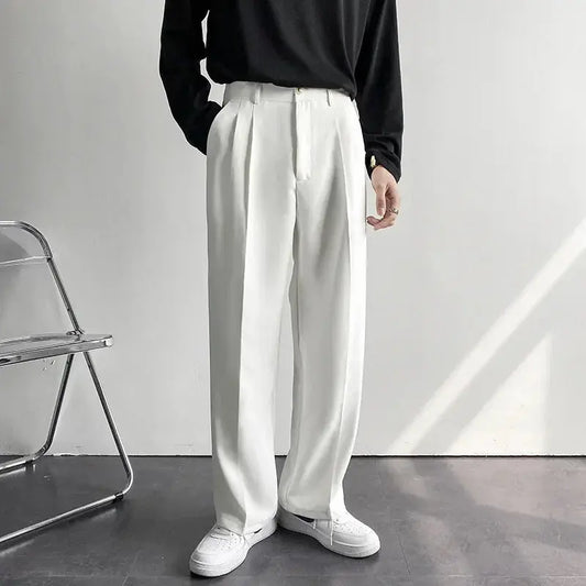 Morris | Men's Trousers - Relaxed Fit with Pleated Front for Casual Elegance - Image 1
