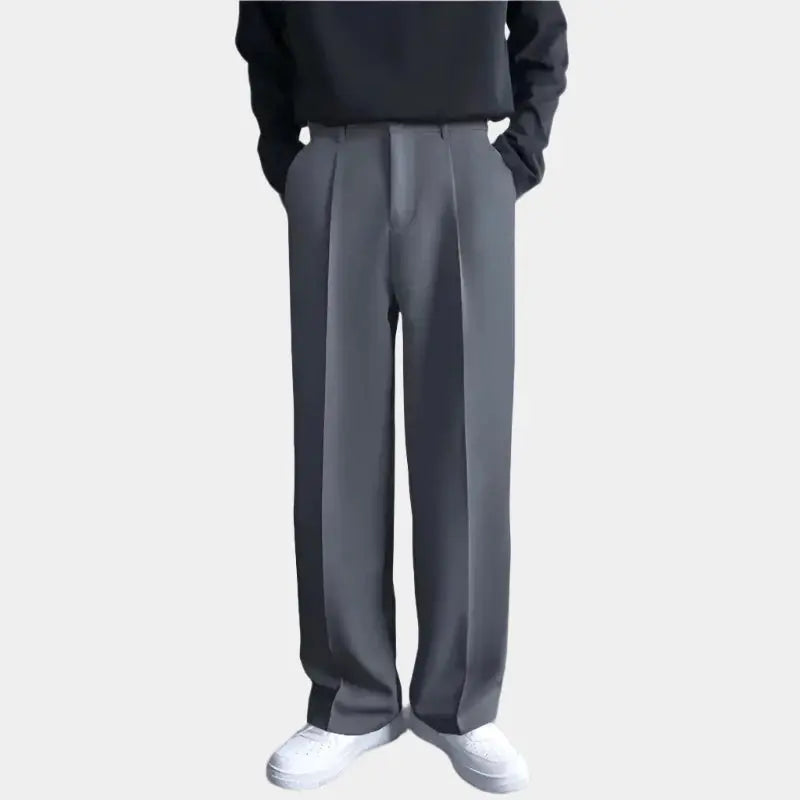 Morris | Men's Trousers - Relaxed Fit with Pleated Front for Casual Elegance - Image 2