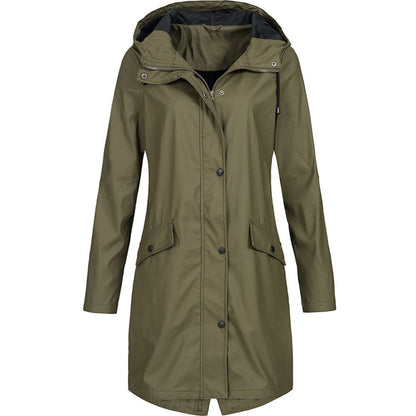 Cara | Women's Hooded Long Jacket - Image 6
