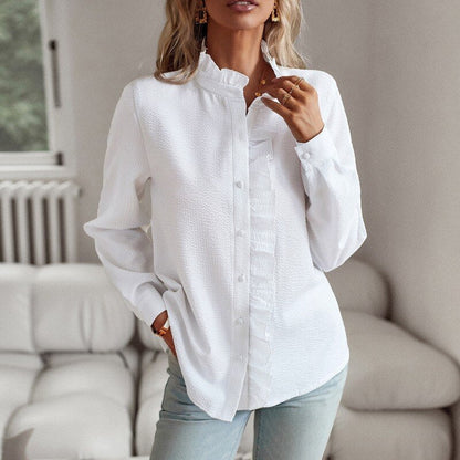 Lila | Elegant Ruffle Blouse for Women - Image 4
