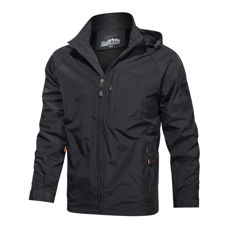 Edison | Men's Lightweight Hooded Jacket - Image 3