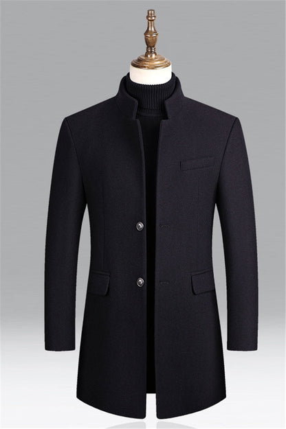 Thomas | Stylish Slim-Fit Wool Coat - Image 8
